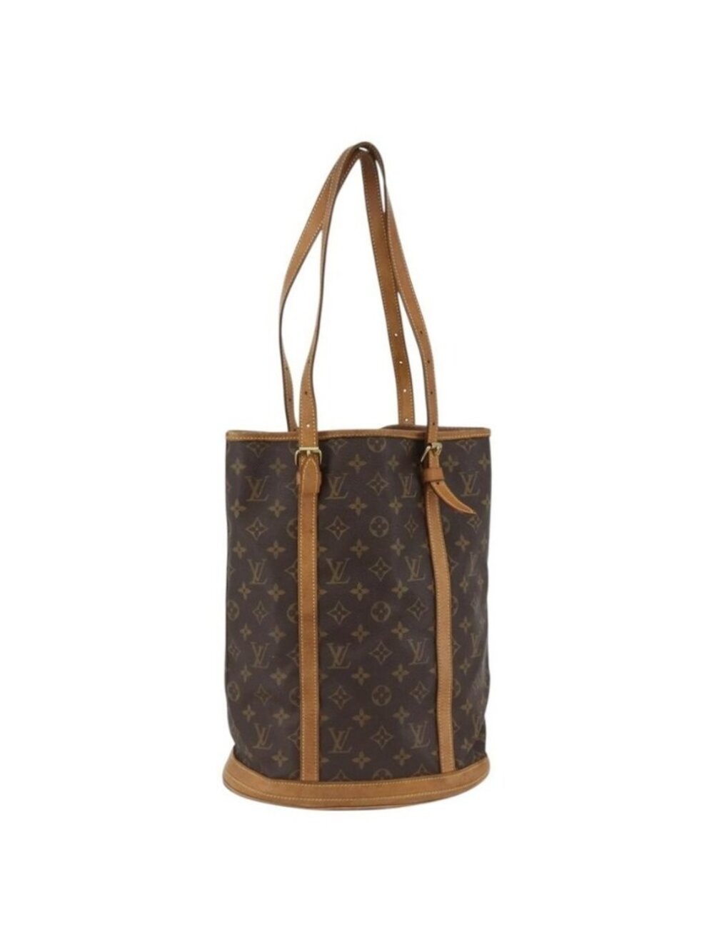 Authentic LOUIS VUITTON Monogram Bucket GM Shoulder Bag M42236 LV